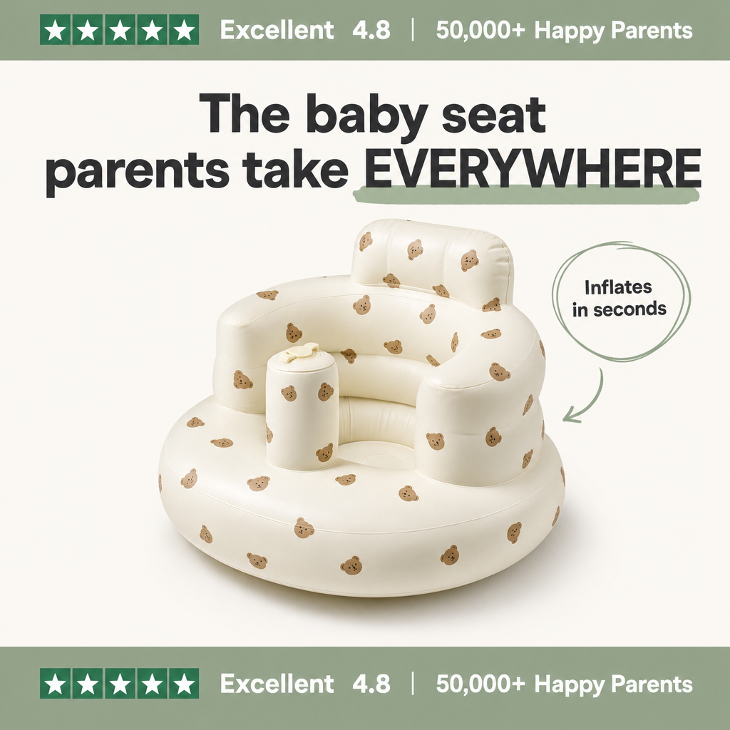 A cozy, upright seat baby actually likes.