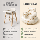 BabyFloat vs highchair comparison infographic